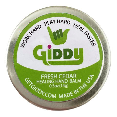 Giddy Cedar Mint Hard Lotion, Balm & Salve